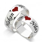 Gümüş Çift Alyans Modelleri