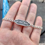 925 Ayar Gümüş Kişiye Özel Çocuk Bileklik 925 Ayar Gümüş Kişiye Özel Çocuk Bileklik