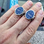 925 Ayar Gümüş Yaprak Desen İşlemeli Kişiye Özel İsim Yazılı Erkek Yüzük