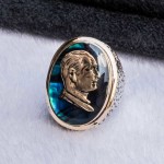 Mustafa Kemâl Atatürk Mineli Gümüş Yüzük