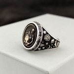 925 Ayar Gümüş Kova Burcu Yüzük