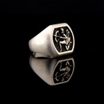 925 Ayar Gümüş Mitolojik Eros Figürlü Yüzük – Özel Tasarım