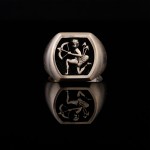 925 Ayar Gümüş Mitolojik Eros Figürlü Yüzük – Özel Tasarım