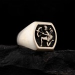 925 Ayar Gümüş Mitolojik Eros Figürlü Yüzük – Özel Tasarım