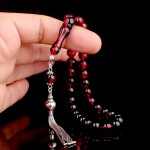 925 Ayar Gümüş Ayyıldız Püsküllü Süzme Renk Ateş Kehribar Tesbih 925 Ayar Gümüş Ayyıldız Püsküllü Süzme Renk Ateş Kehribar Tesbih